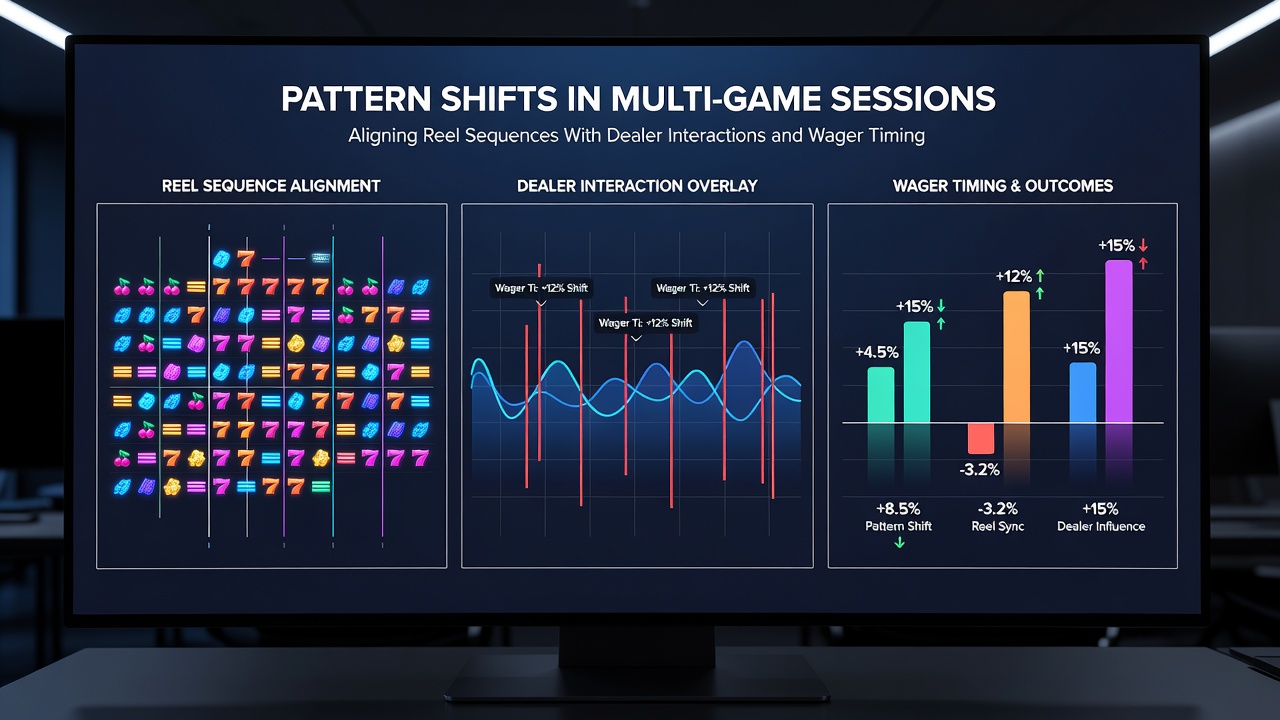 Diagram showing wager timing overlays between slot reels and live dealer table sequences