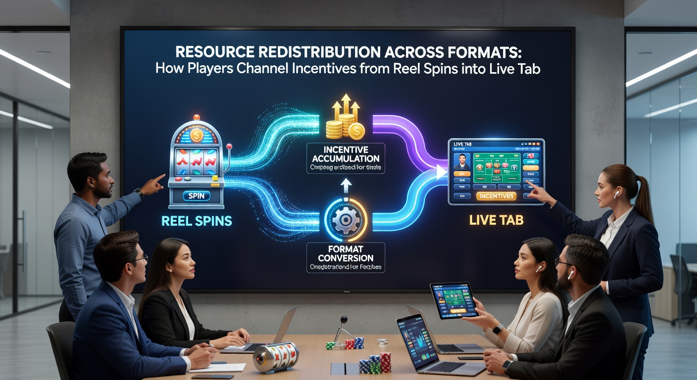 Cross-format bankroll movement from slots into live dealer and sports wager environments