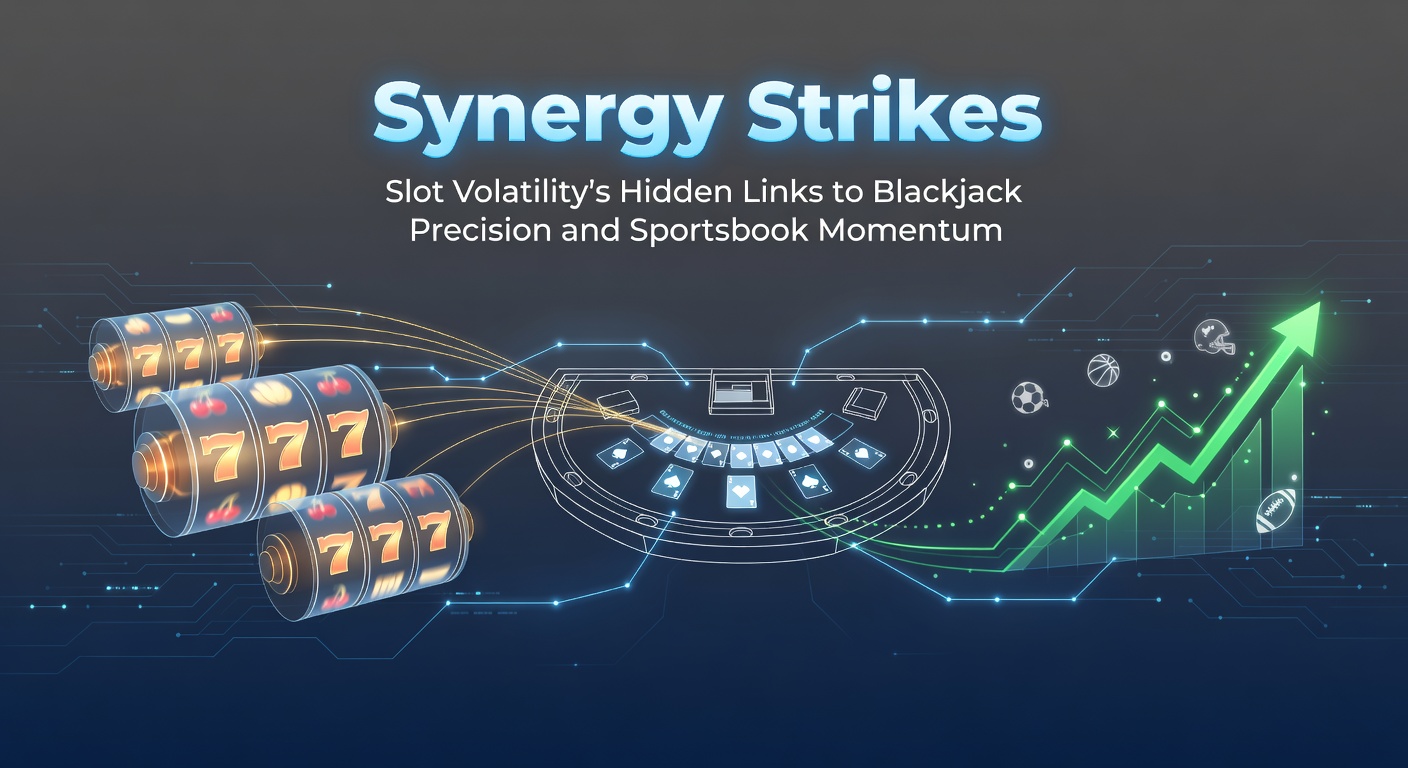 Dynamic chart illustrating slot volatility patterns alongside blackjack strategy grids and sportsbook betting trends