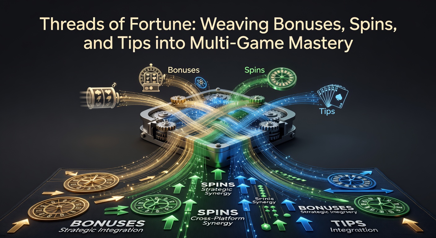 Dynamic infographic showing bonus flows from slots to poker tables and sports betting interfaces, with arrows illustrating strategic transfers